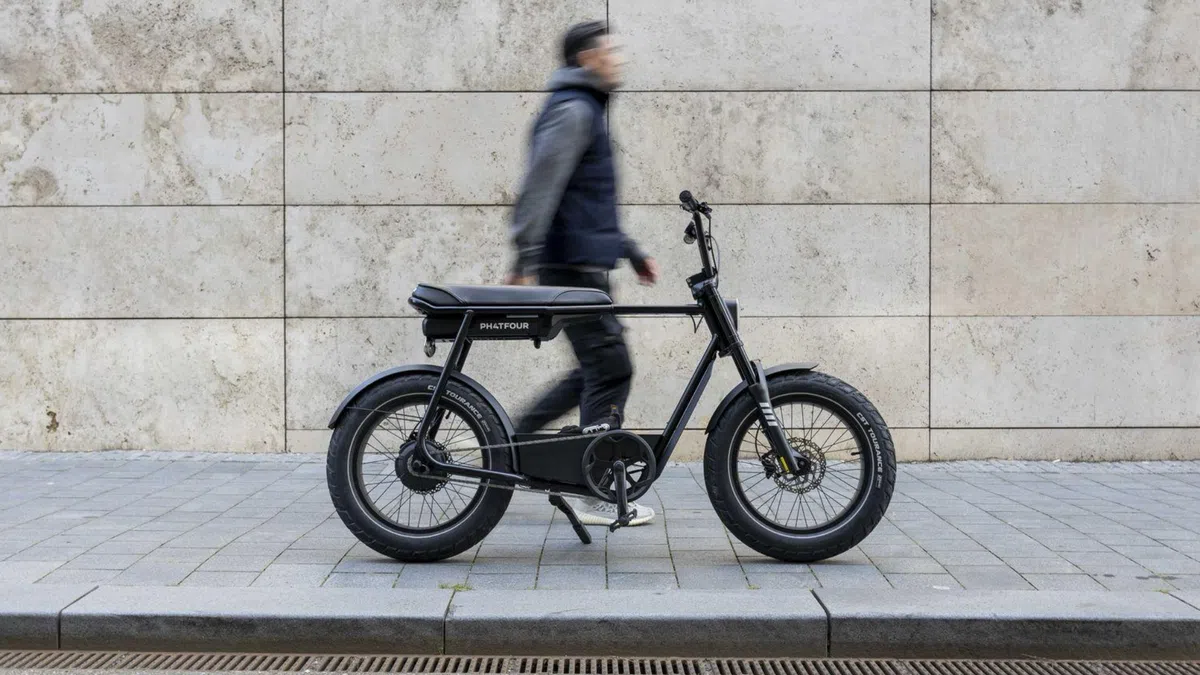 E-bike zonder trappen
