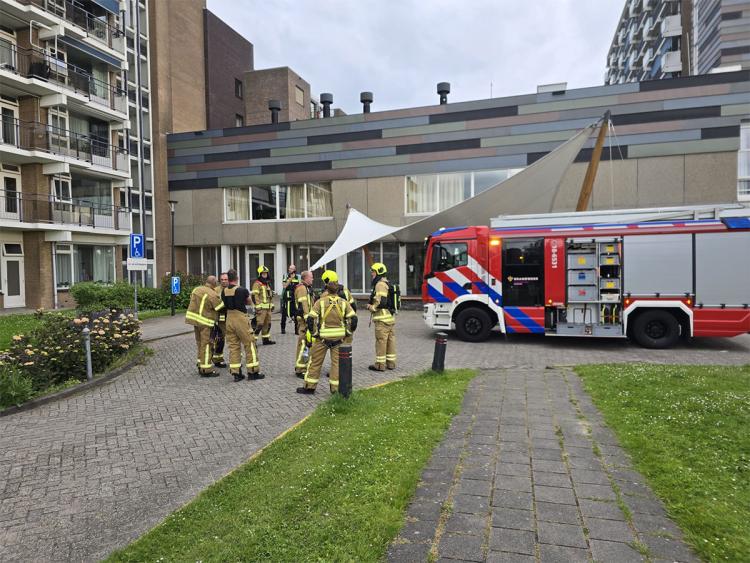Balkonbrand bij Woon- en Zorgcentrum De Merwelanden