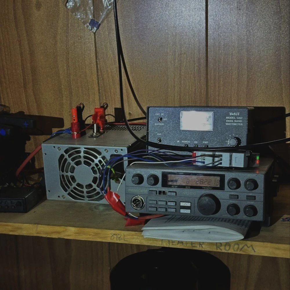 Finally decided to do some ham radio maintenance …