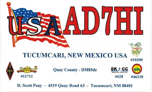 More QSLs: N7FAN, AD7HI