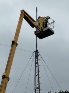 7 aug – PI4DEC Antenne onderhoud begonnen