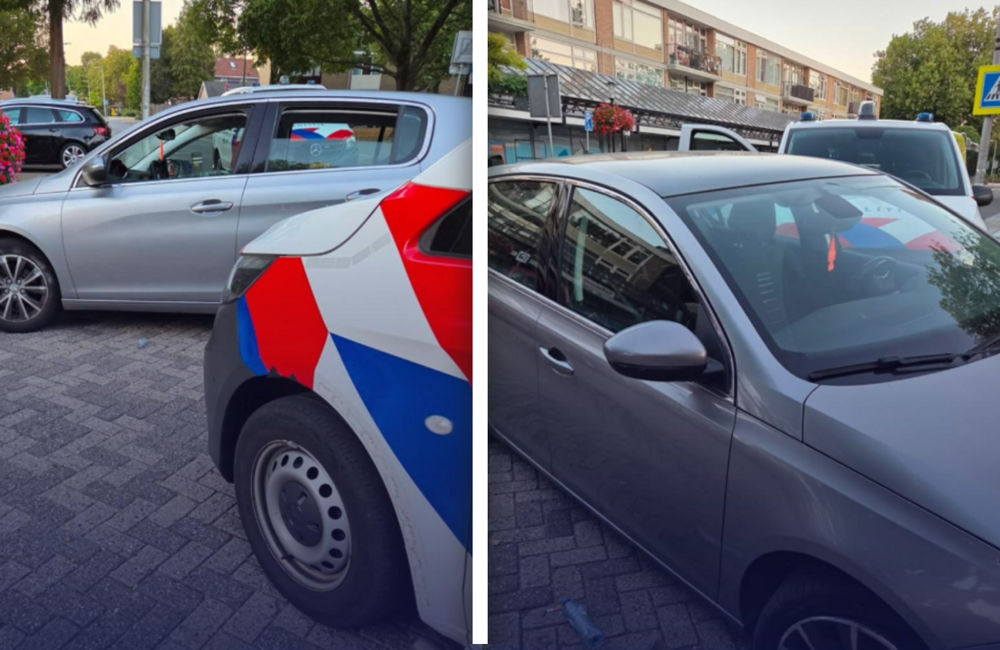 Automobilist slaat al spookrijdend op de vlucht voor politie en crasht in wijk