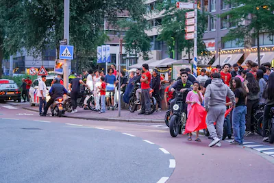 Beveiligers ingezet en straat misschien dicht om nieuwe escalatie bij WK-wedstrijd Marokko te voorkomen