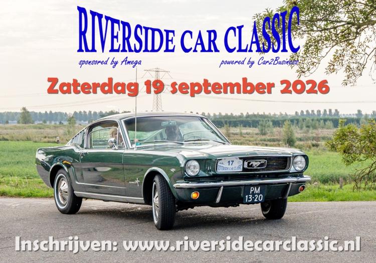 Riverside Car Classic 2026 haalt al de grens om door te gaan en maakt startlocatie bekend