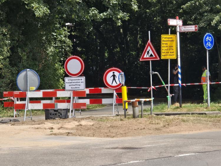 Baanhoekbrug vanaf heden negen maanden afgesloten voor al het verkeer