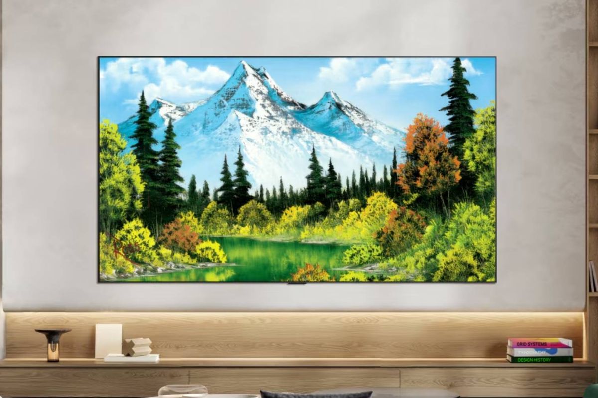 Een digitaal schilderij: Je kunt nu Bob Ross-schilderijen op je televisie tonen