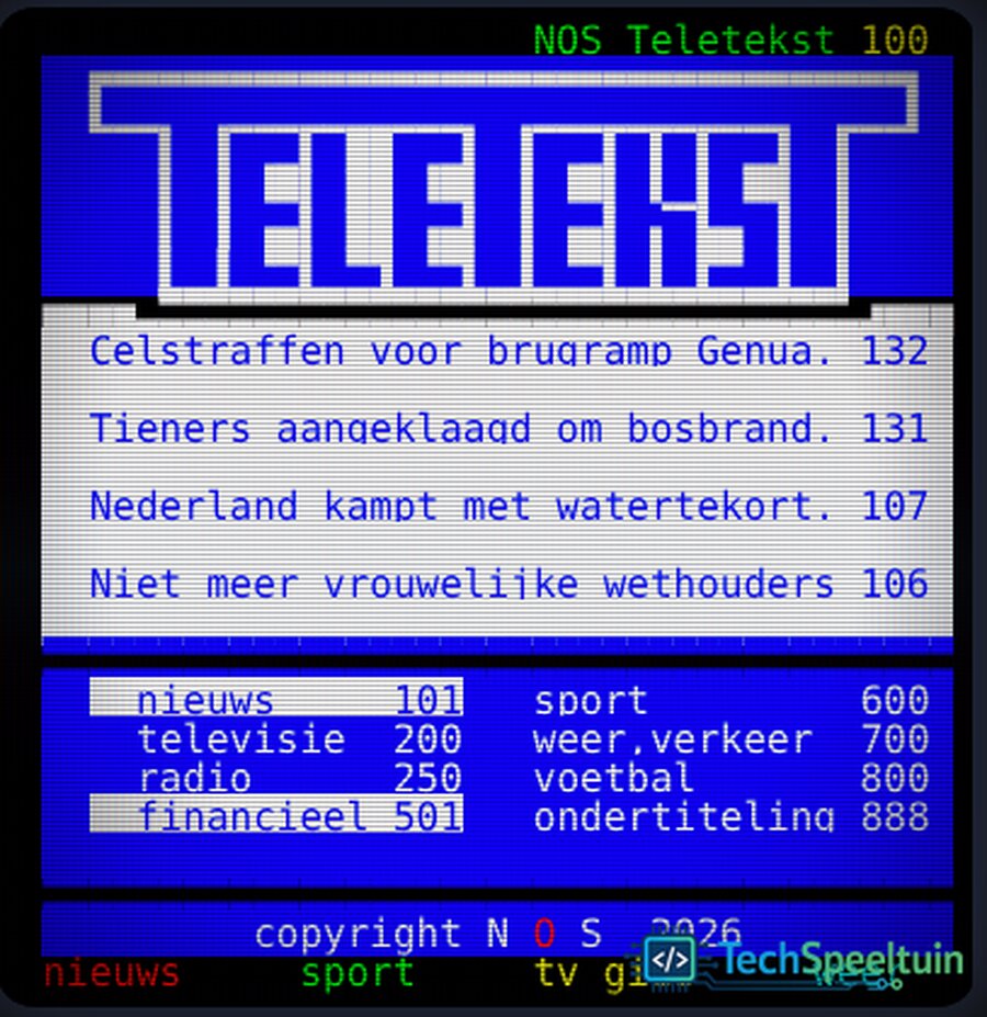 NOS Teletekst NOS Teletekst