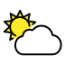 halfbewolkt